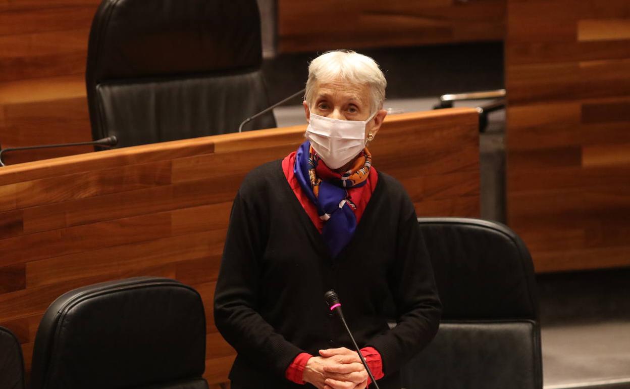 La Consejera de Educación Carmen Suárez