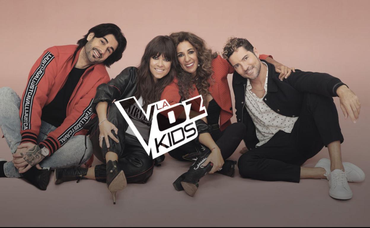 Melendi, Vanesa Martín, Rossario y David Bisbal, 'coaches' de 'La Voz Kids. 