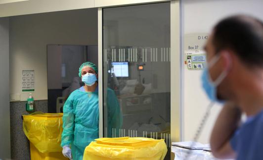 UCI del Hospital Central de Asturias.