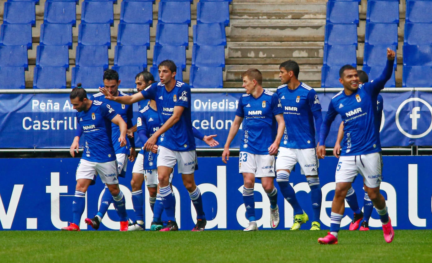 El Real Oviedo consiguió este domingo balsámica que le acerca un poco más a la permanencia. Los de Ziganda se impusieron 2-1 al Sabadell.
