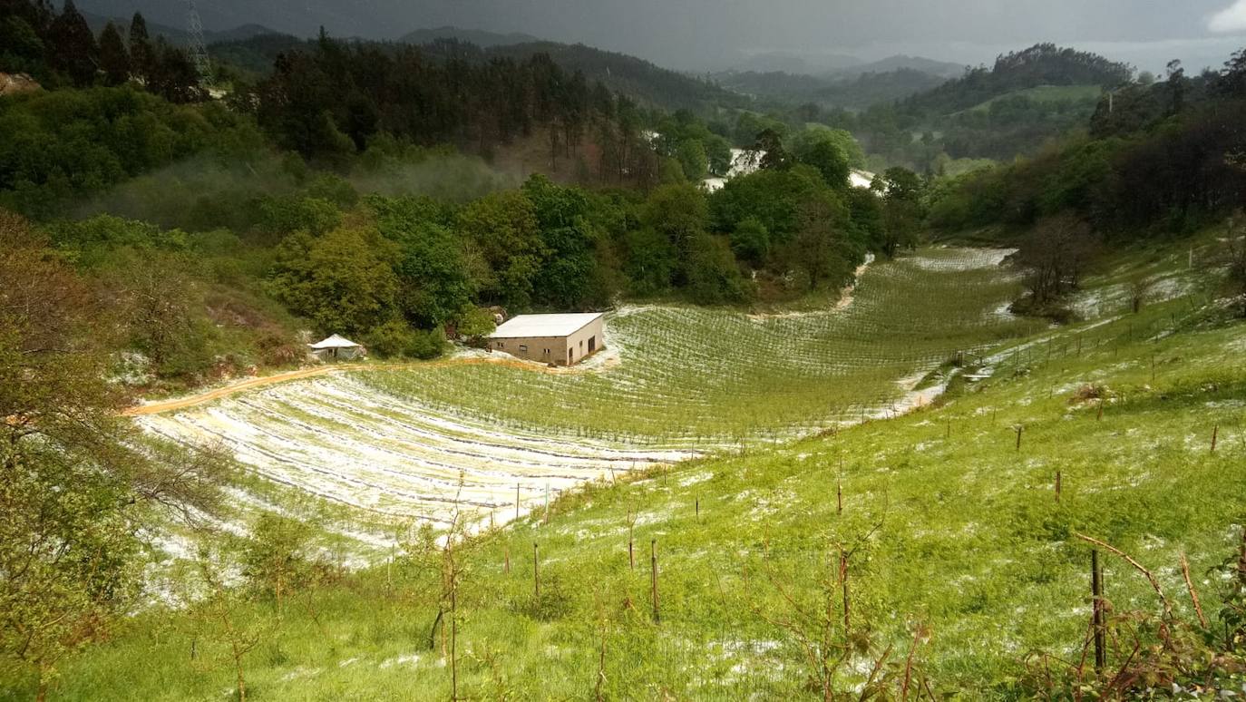 Las lluvias serán protagonistas durante toda esta semana en Asturias. La región ha vivido un lunes lluvioso, con cielos cubiertos que han dejado granizo en algunos puntos el interior. 