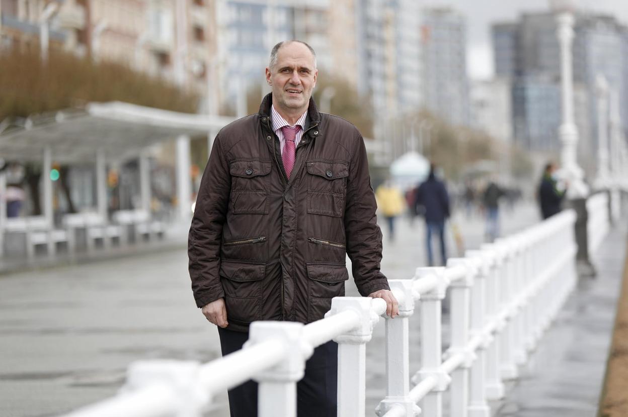 Carlos Rodellar, presidente del Círculo Gijón. 