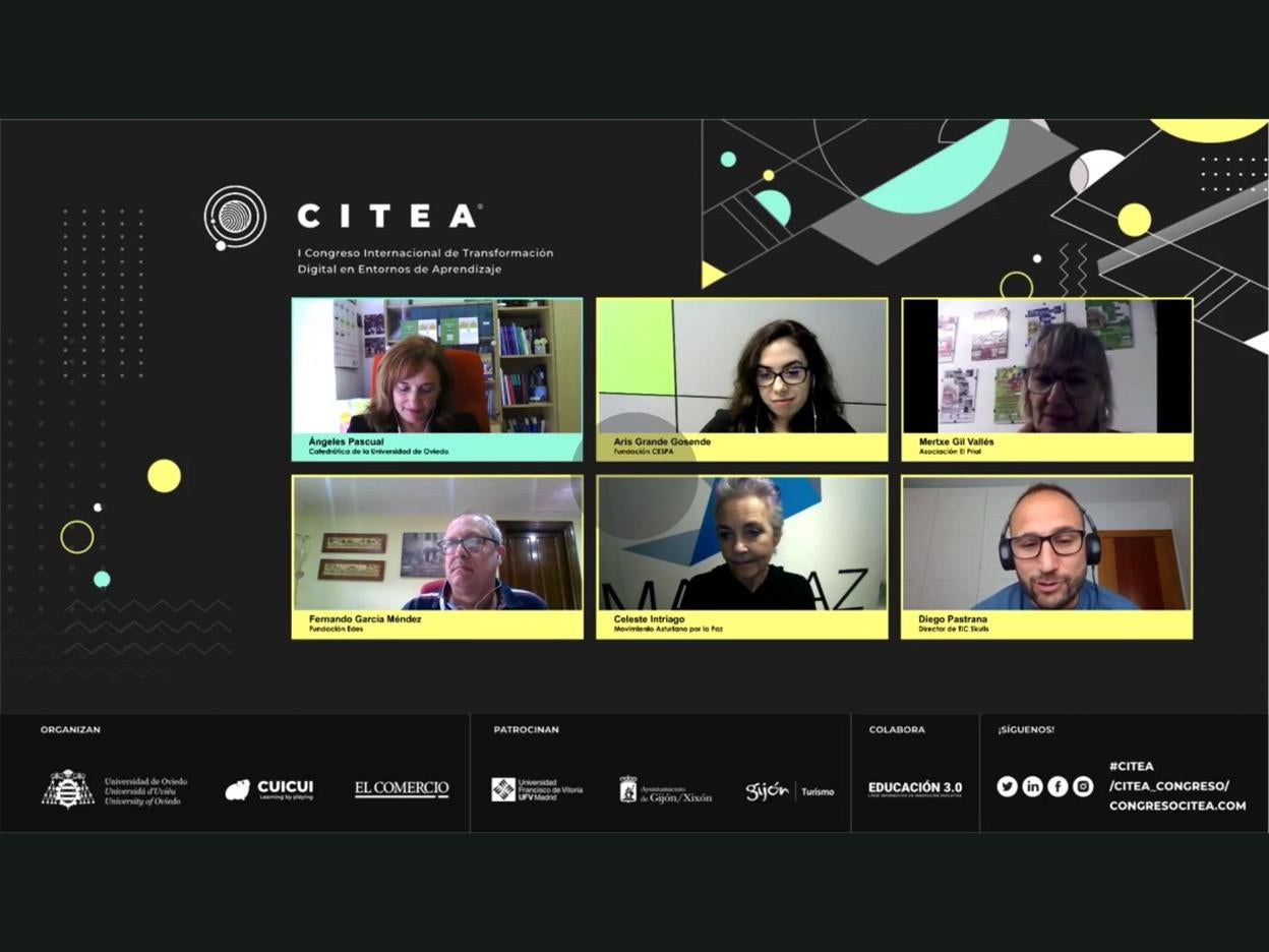 Cinco expertos charlaron guiados por la catedrática Ángeles Pascual. 