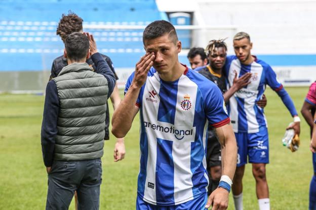 Albuquerque, autor del segundo gol, salió llorando impactado por la lesión de Cristian. 