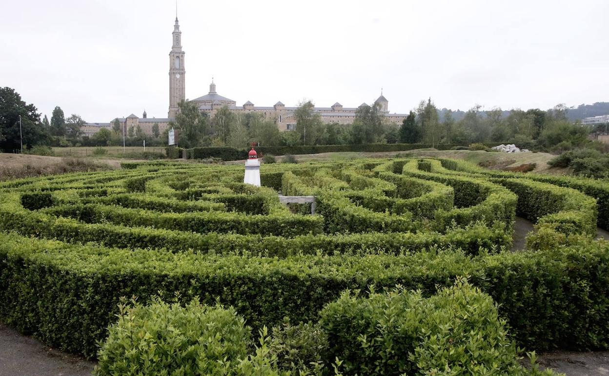 Laberinto del Jardín Botánico Atlántico de Gijón