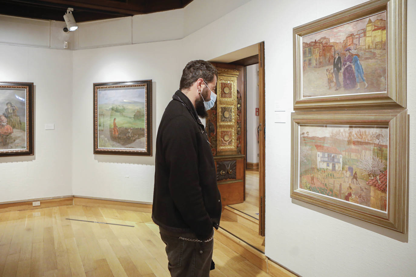 El museo exhibe de manera permanente más de un centenar de obras del pintor gijonés que pueden verse estos días de manera gratuita en las jornadas de puertas aviertas con motivo del Día Internacional de los Museos.