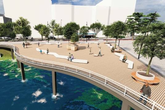 En 'Marina Bay Gijón' ven en la reforma de la fachada marítima “una gran oportunidad para la transformación, modernización, dinamización y adaptación a la vida cotidiana” y plantean “el aprovechamiento al máximo de la plataforma existente, pacificando y calmando el tráfico y mejorando la movilidad de manera sostenible y accesible para todos”. El resultado, defienden, “una humanización y naturalización del borde litoral, de una manera sostenible, armónica, pacífica, amable y respetuosa, convirtiéndola en una zona de mayor calidad urbana, ambiental, paisajística y de seguridad”.