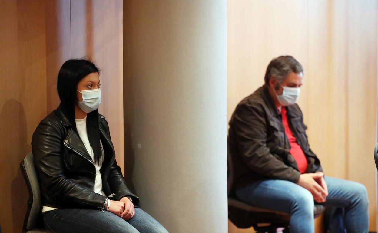 Los dos acusados de asesinar al joven Iván Castro, Marta Rama y Nelson dos Anjos. 