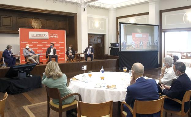 Un momento de la jornada en el Club de Regatas. 