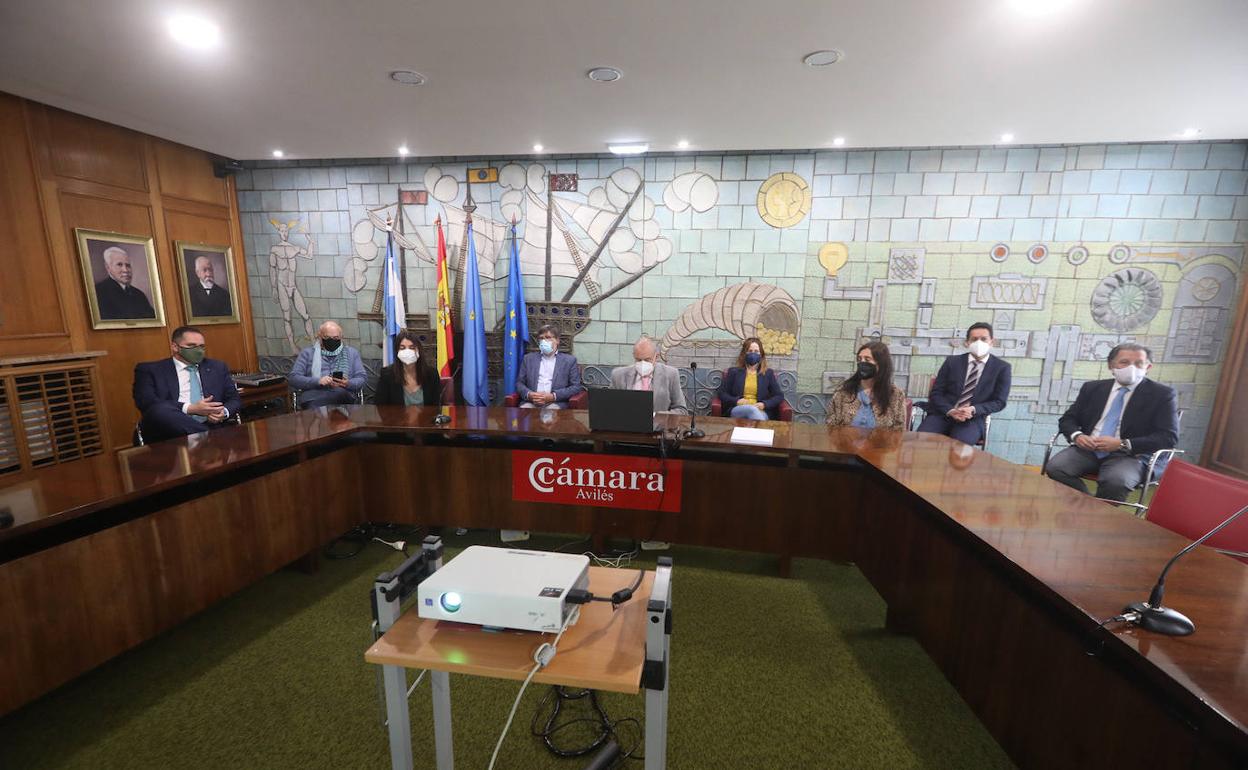 Presentación de la Feria del Comercio y los Servicios, esta mañana, en la Cámara de Comercio. 