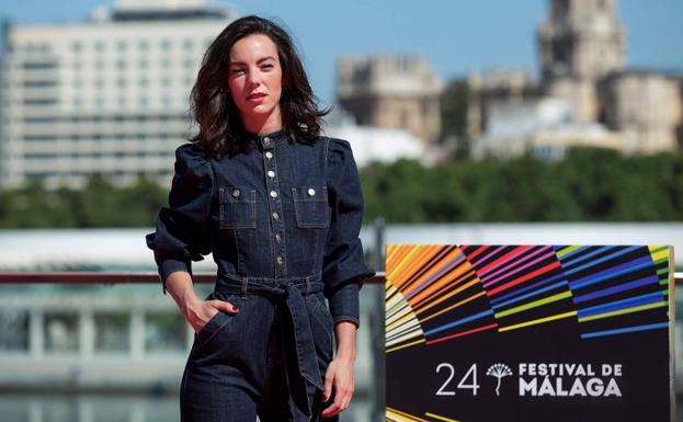 Vicky Luengo en el Festival de Málaga.