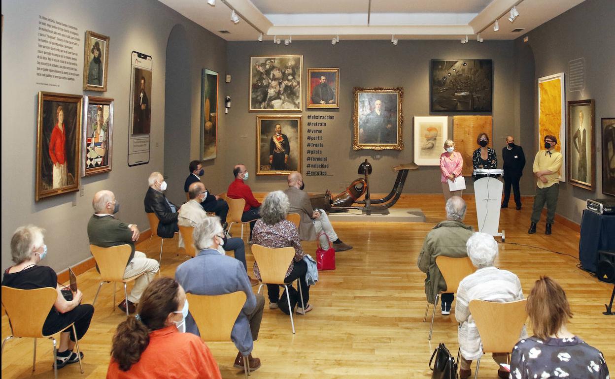 La presentación de la exposición 