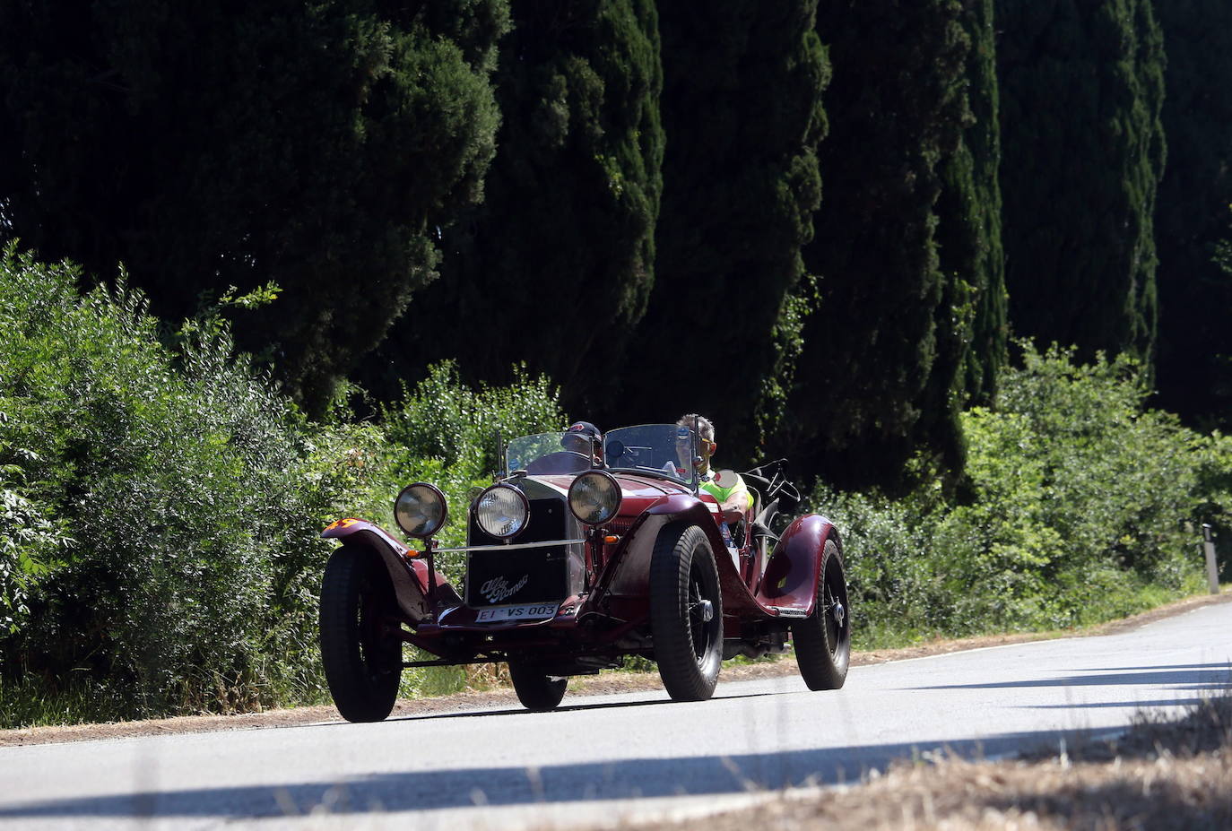 Coches clásicos se dan cita estos días en Italia en el rally 'Mille Miglia'. Se trata de una prueba que transcurre entre Brescia y Roma.