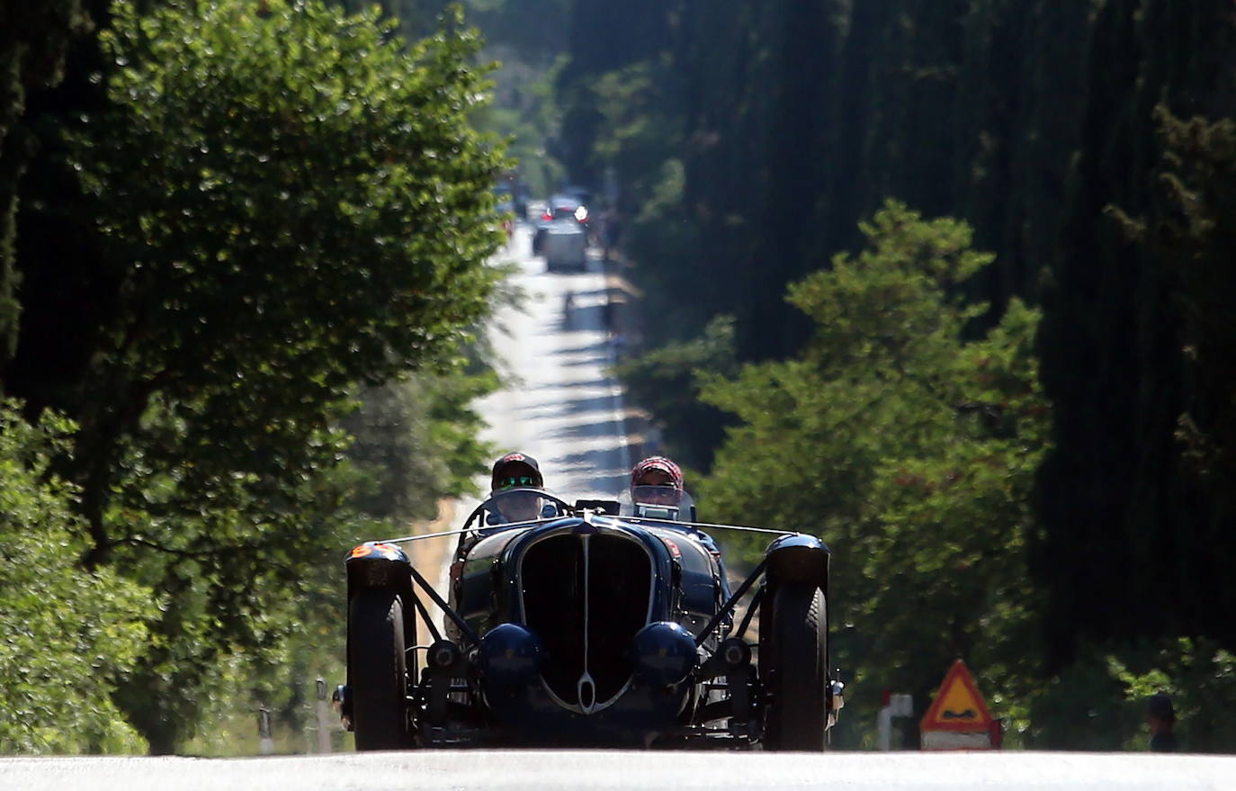 Coches clásicos se dan cita estos días en Italia en el rally 'Mille Miglia'. Se trata de una prueba que transcurre entre Brescia y Roma.