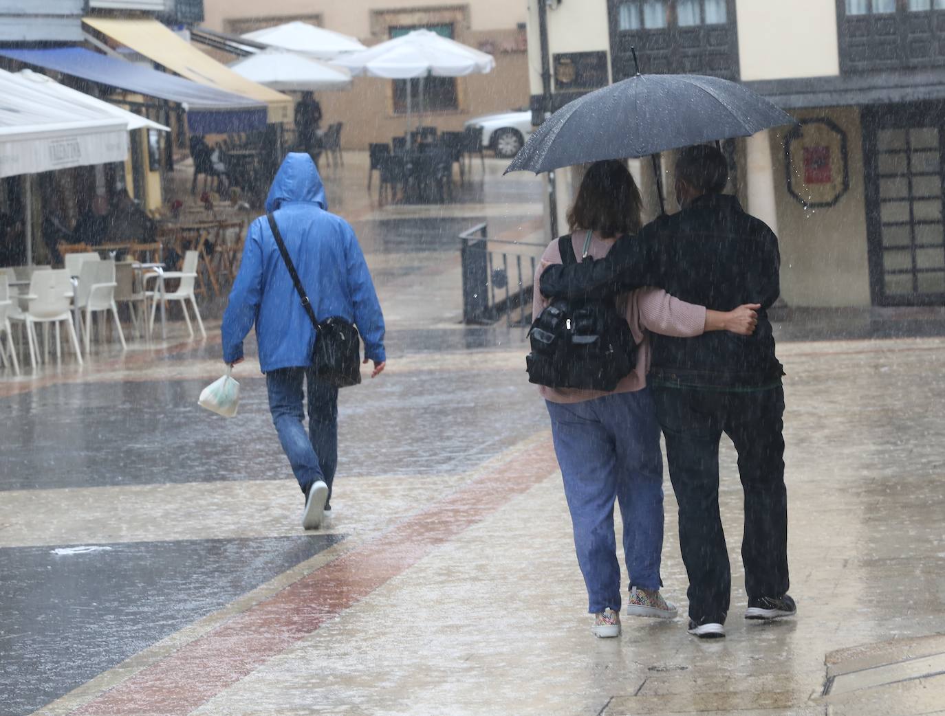 La tarde del jueves volvió a estar marcada por las intensas lluvias que cayeron sobre la mayor parte de la región.