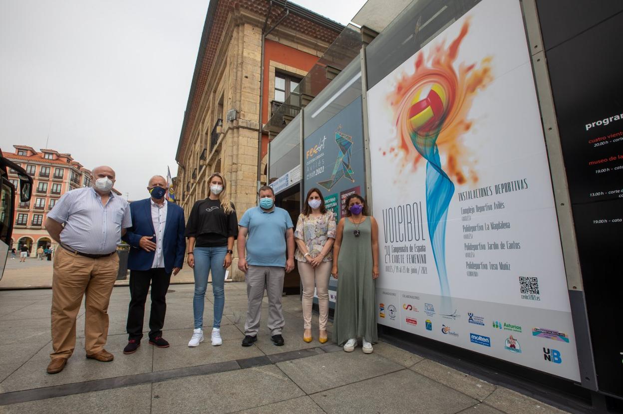 El evento, promocionado en las calles, se presentó ayer en el Ayuntamiento de Avilés. 