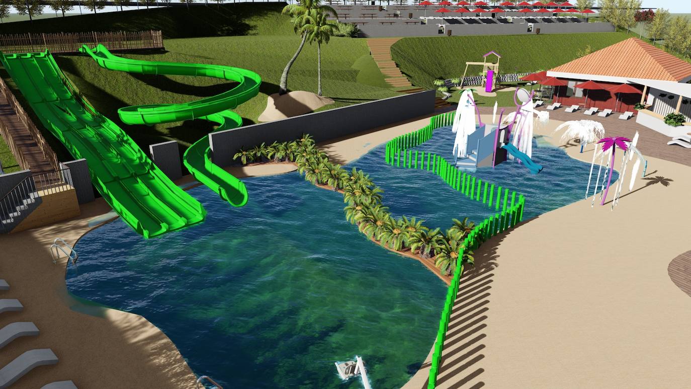 Fotos: Corvera construirá el primer parque acuático de Asturias