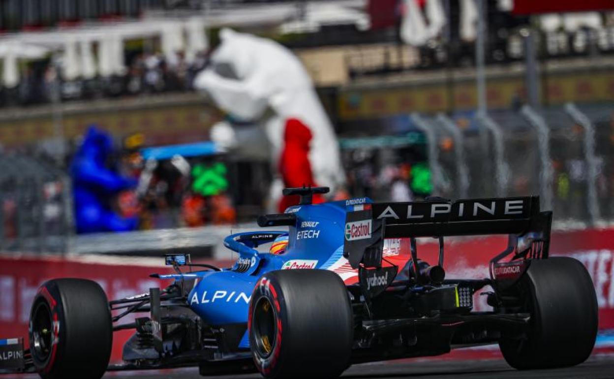Fernando Alonso, en el circuito de Paul Ricard.