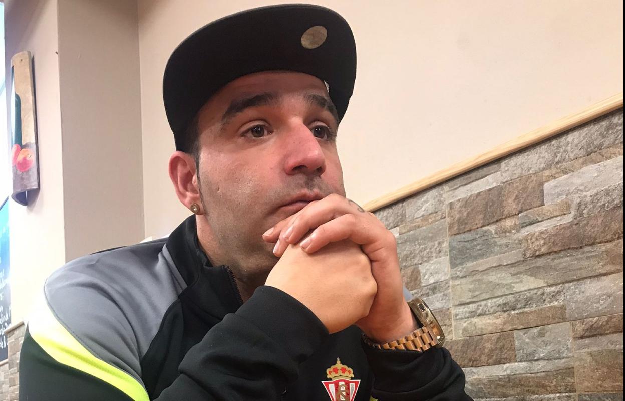 Yonathan Lapa, hermano de la víctima, ayer. 