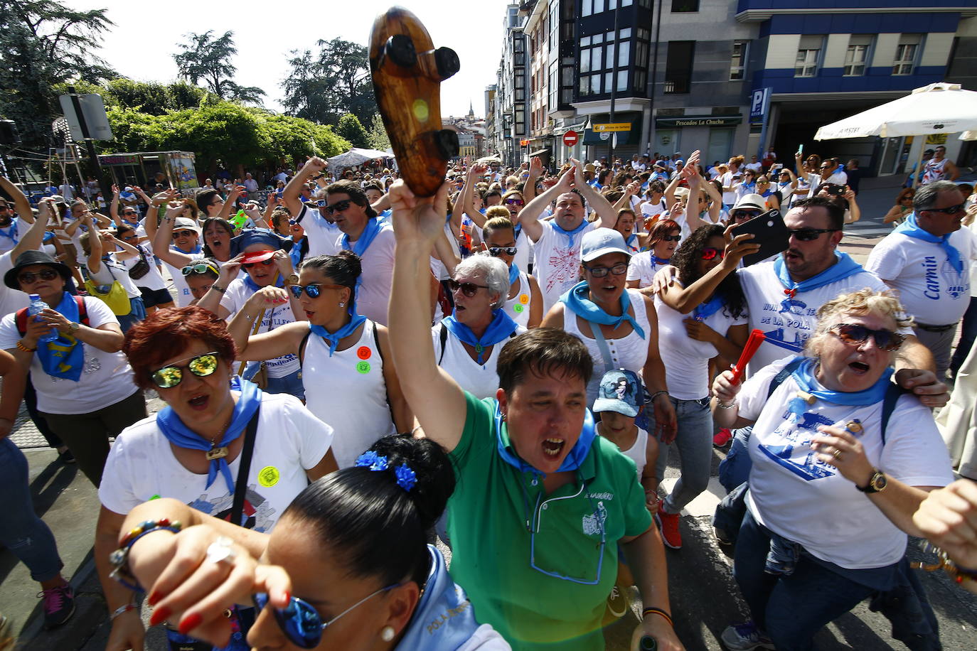 La fiesta de Nuestra Señora del Carmen o 'Carmín' es la festividad principal de Pola de Siero. Cuenta con una de las romerías más concurridas de Asturias. 