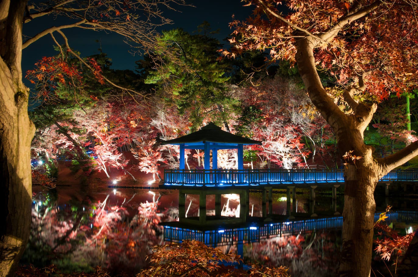 Jardines de Rikugien, en Tokio, Japón.