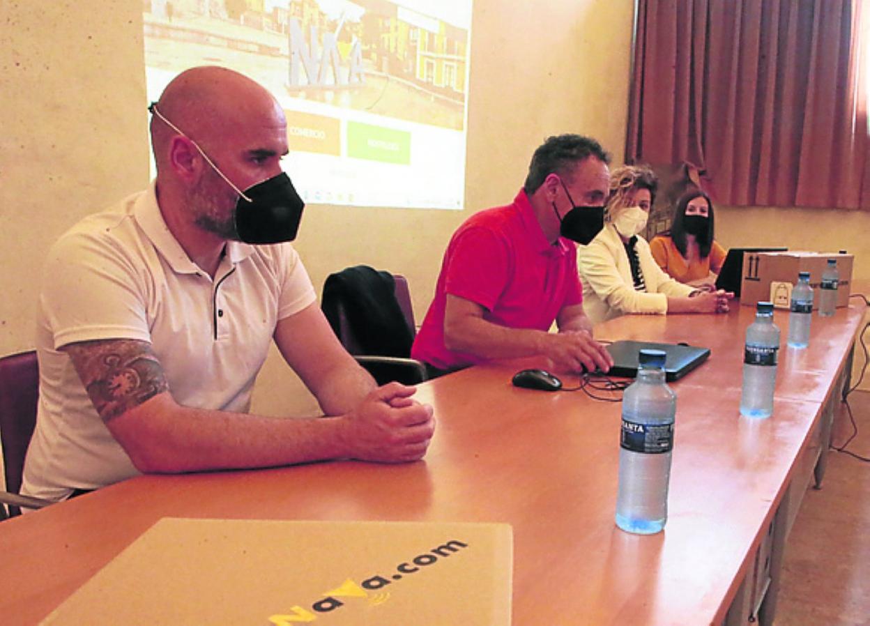 La presentación de la nueva web. 