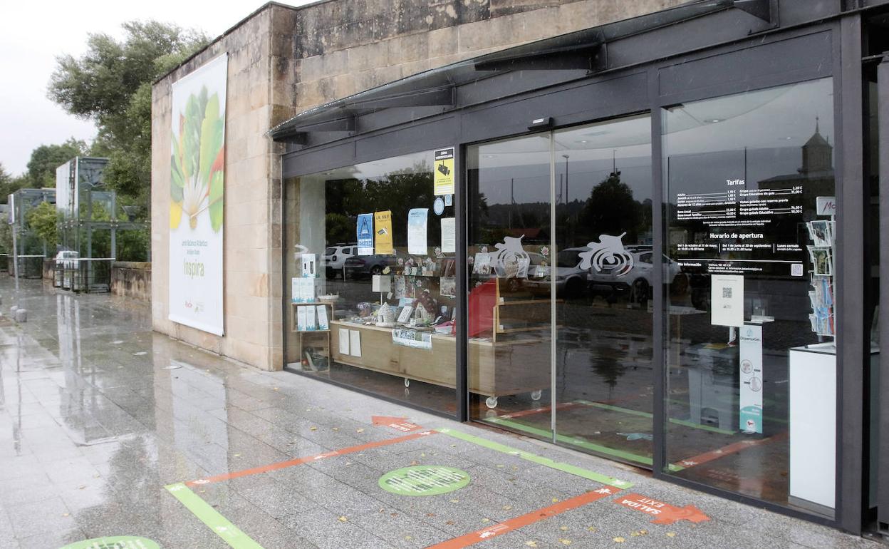 Actual tienda del Jardín Botánico en la entrada principal