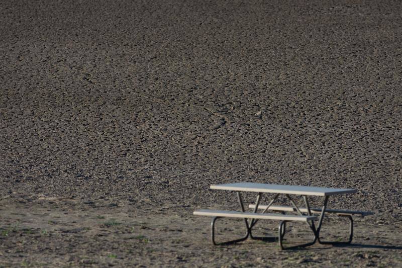 Así se encuentra actualmente el lago Washoe, en el estado de Nevada