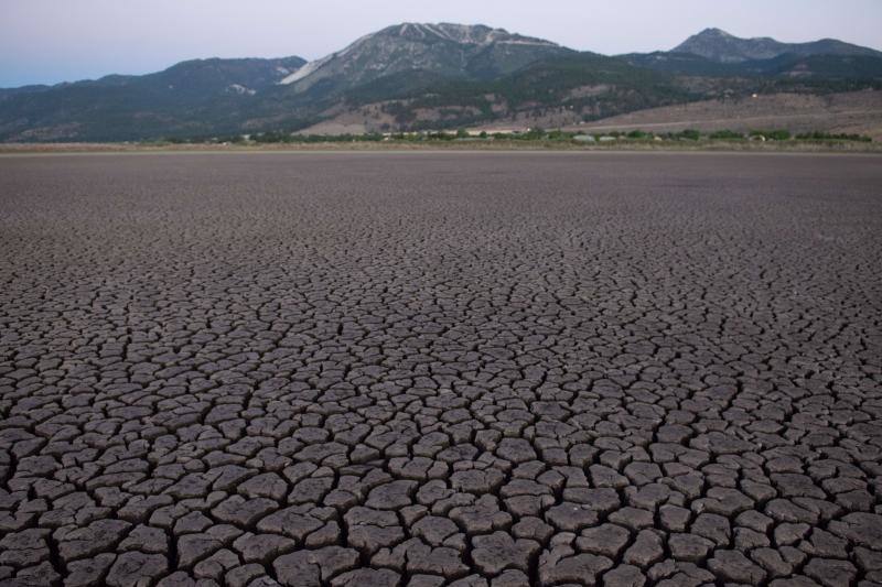 Así se encuentra actualmente el lago Washoe, en el estado de Nevada