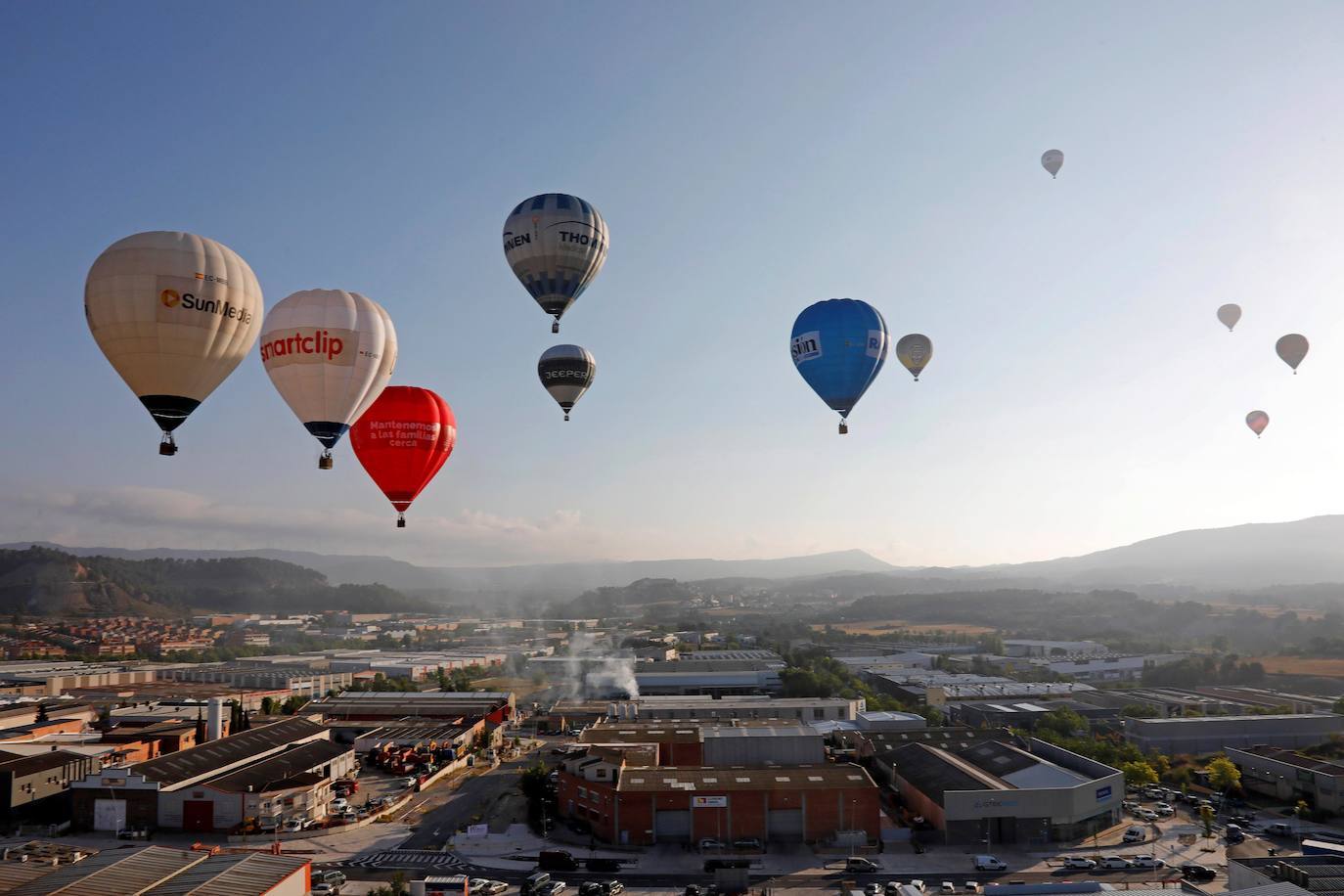 El «European Balloon Festival», celebro su 25ª edición este mes de julio en Igualada (Barcelona). La concentración de globos aerostáticos más importante de España y del sur de Europa