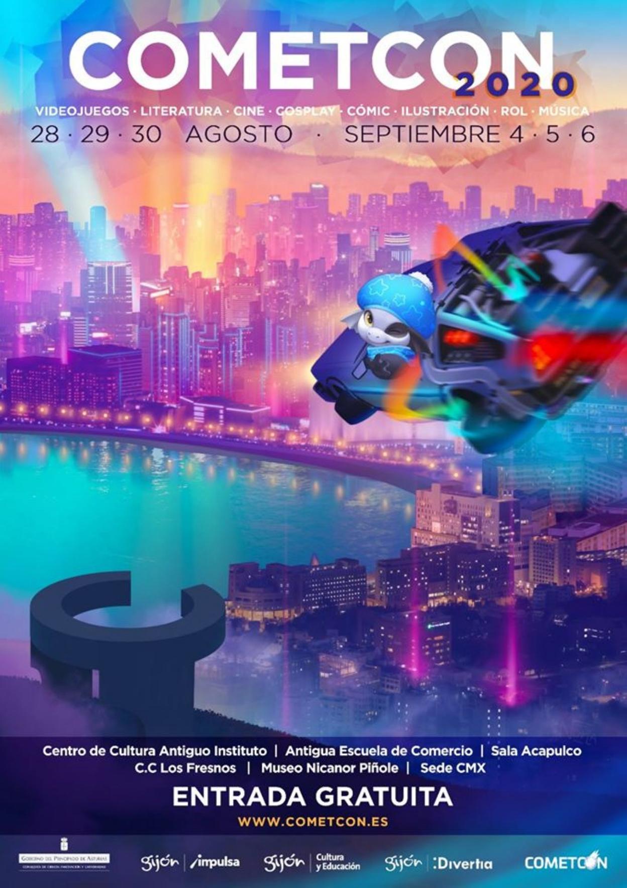 Cartel de la CometCon. 