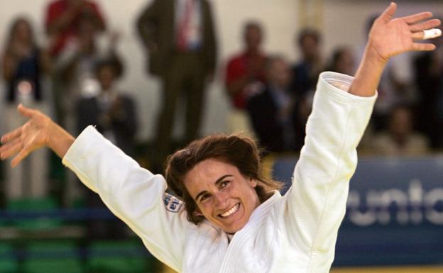 La judoca Isabel Fernández, oro en Sídney'00 en hasta 57 kilos.