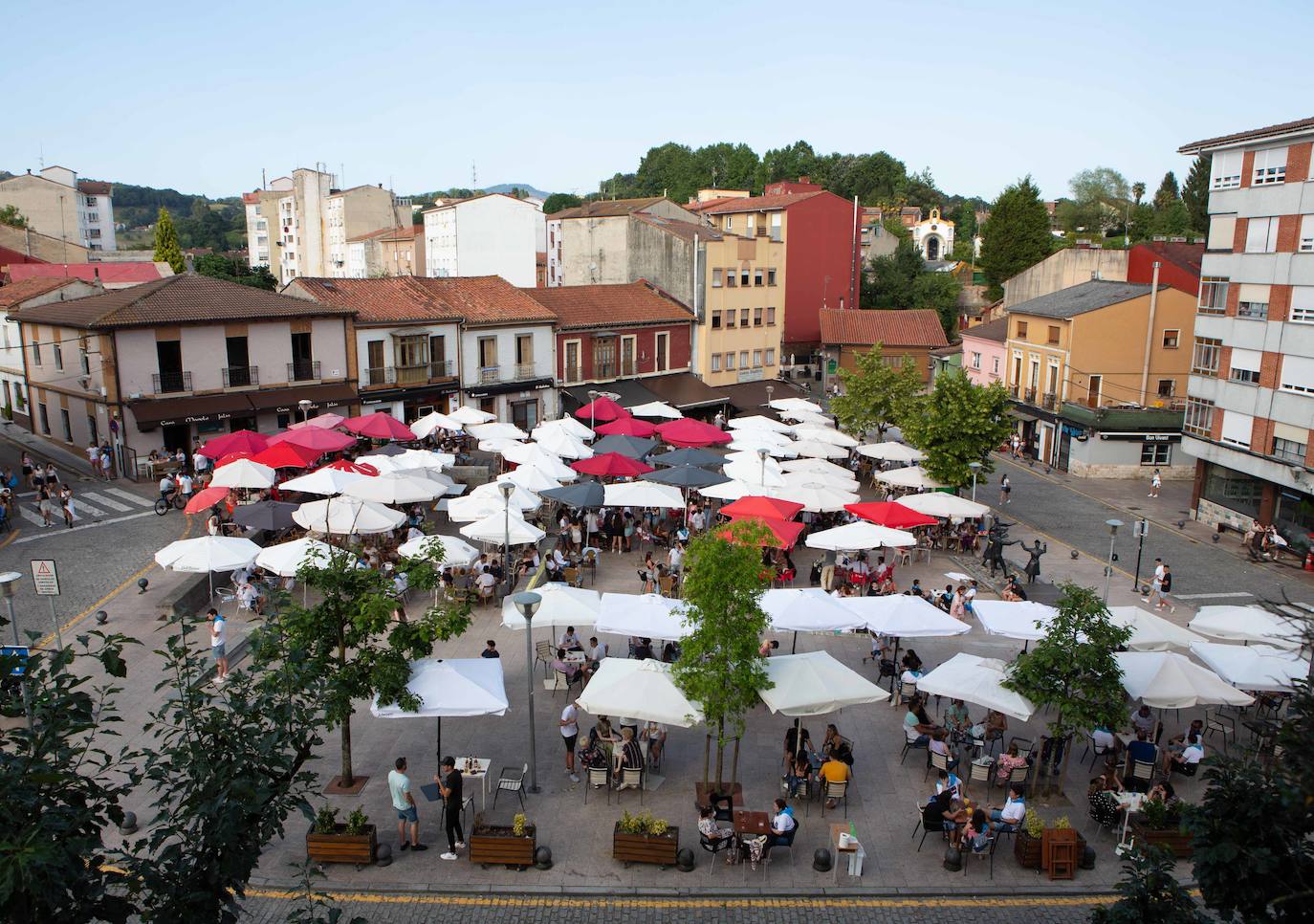 Ambiente del segundo Carmín sin romería, celebrado este fin de semana.