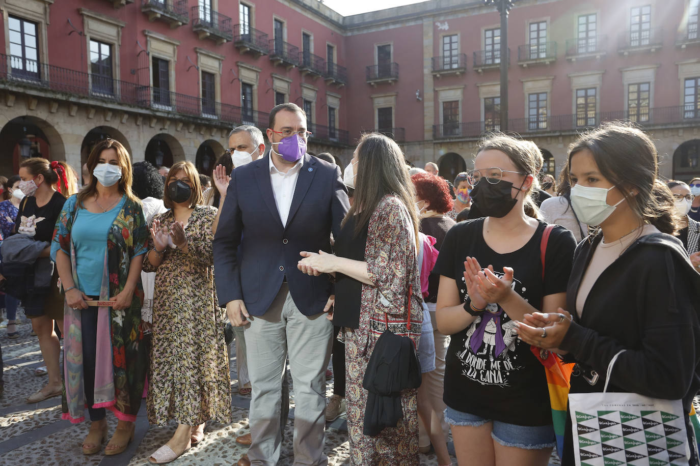 Condena unánime en Gijón a las agresiones sexuales: «No es no y lo demás es violación»