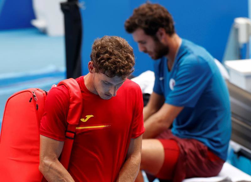 El tenista asturiano pierde ante el ruso Khachanov (6-3 y 6-3).