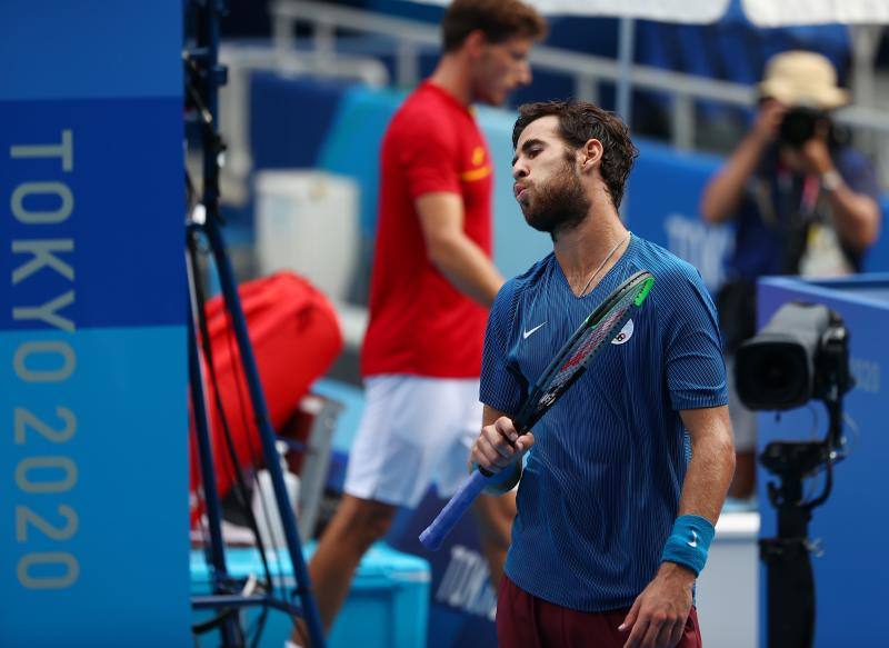 El tenista asturiano pierde ante el ruso Khachanov (6-3 y 6-3).