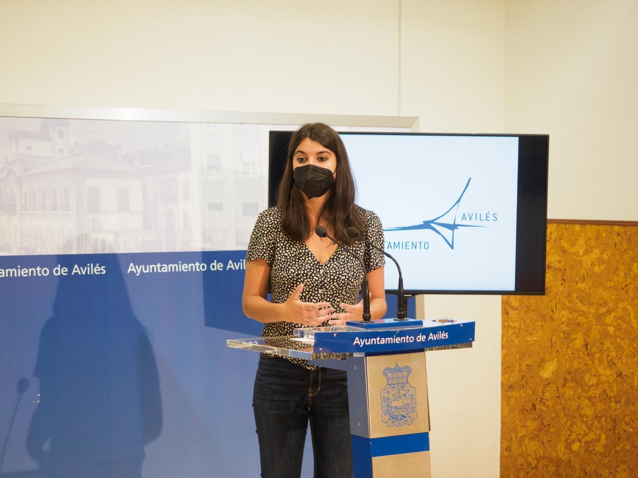 La concejala Raquel Ruiz, ayer en la presentación. 