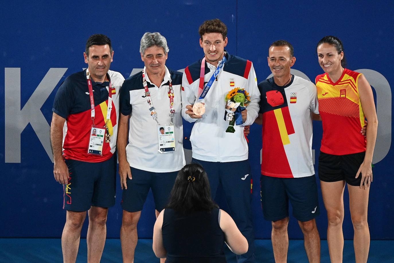 Fotos: Pablo Carreño recoge la medalla de bronce conquistada en Tokyo 2020