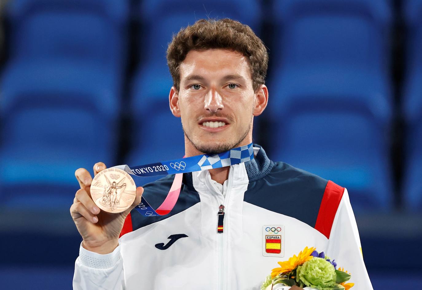 Fotos: Pablo Carreño recoge la medalla de bronce conquistada en Tokyo 2020