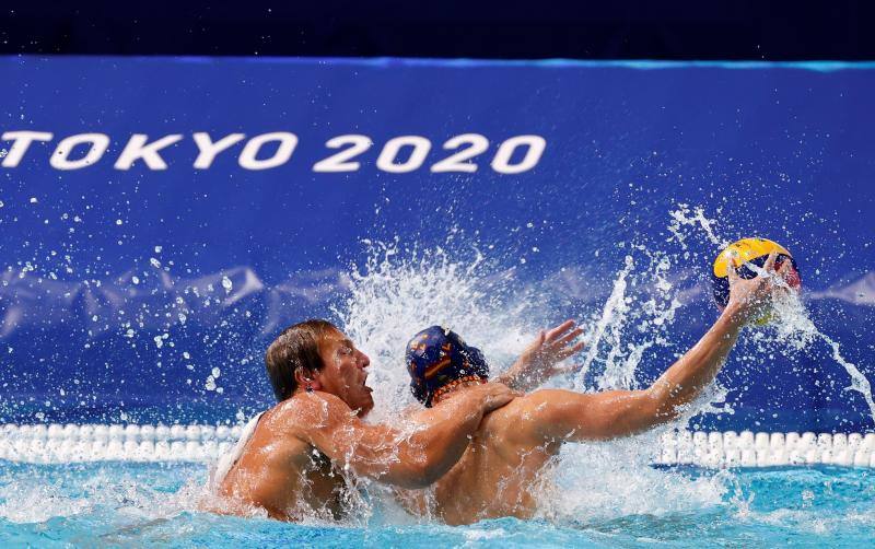 Fotos: El espectáculo de los Juegos en el agua