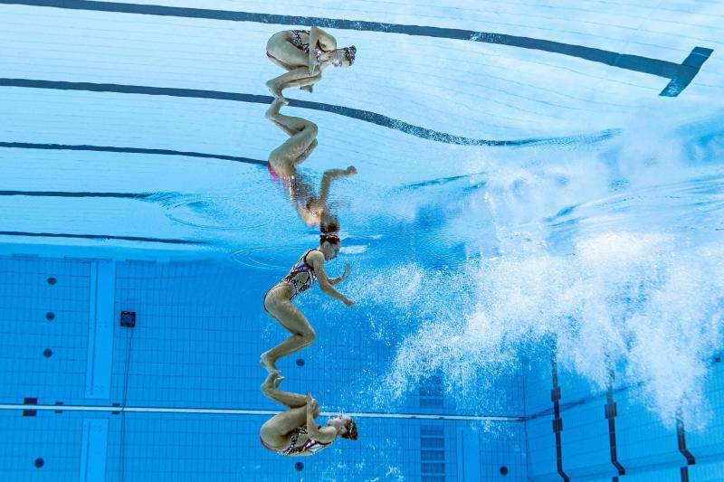 Fotos: El espectáculo de los Juegos en el agua