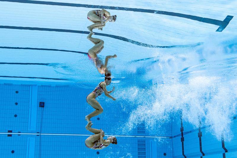 Fotos: El espectáculo de los Juegos en el agua