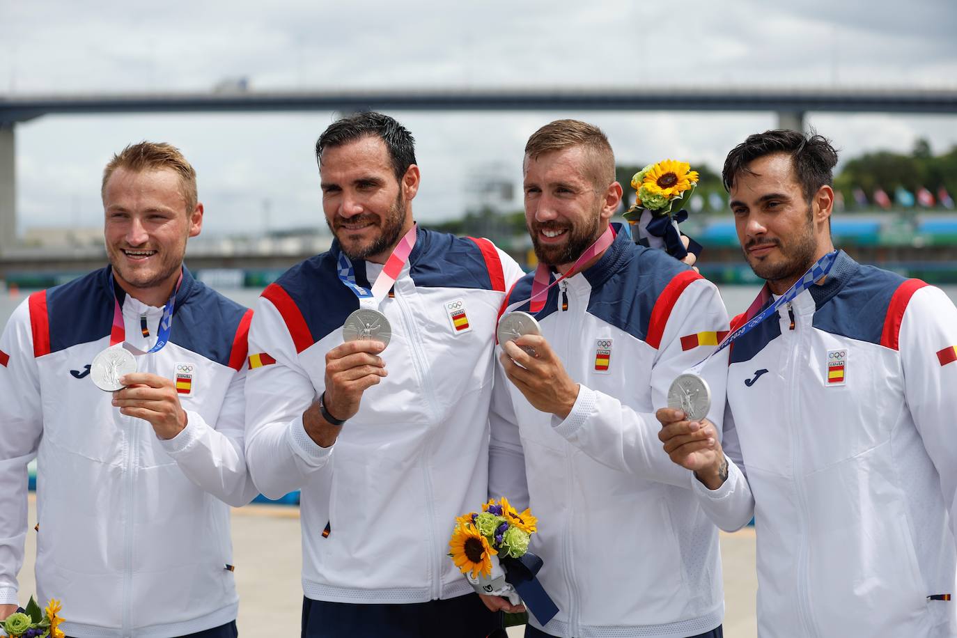 Fotos: Saúl Craviotto y el K4 español, medalla de plata en Tokyo 2020