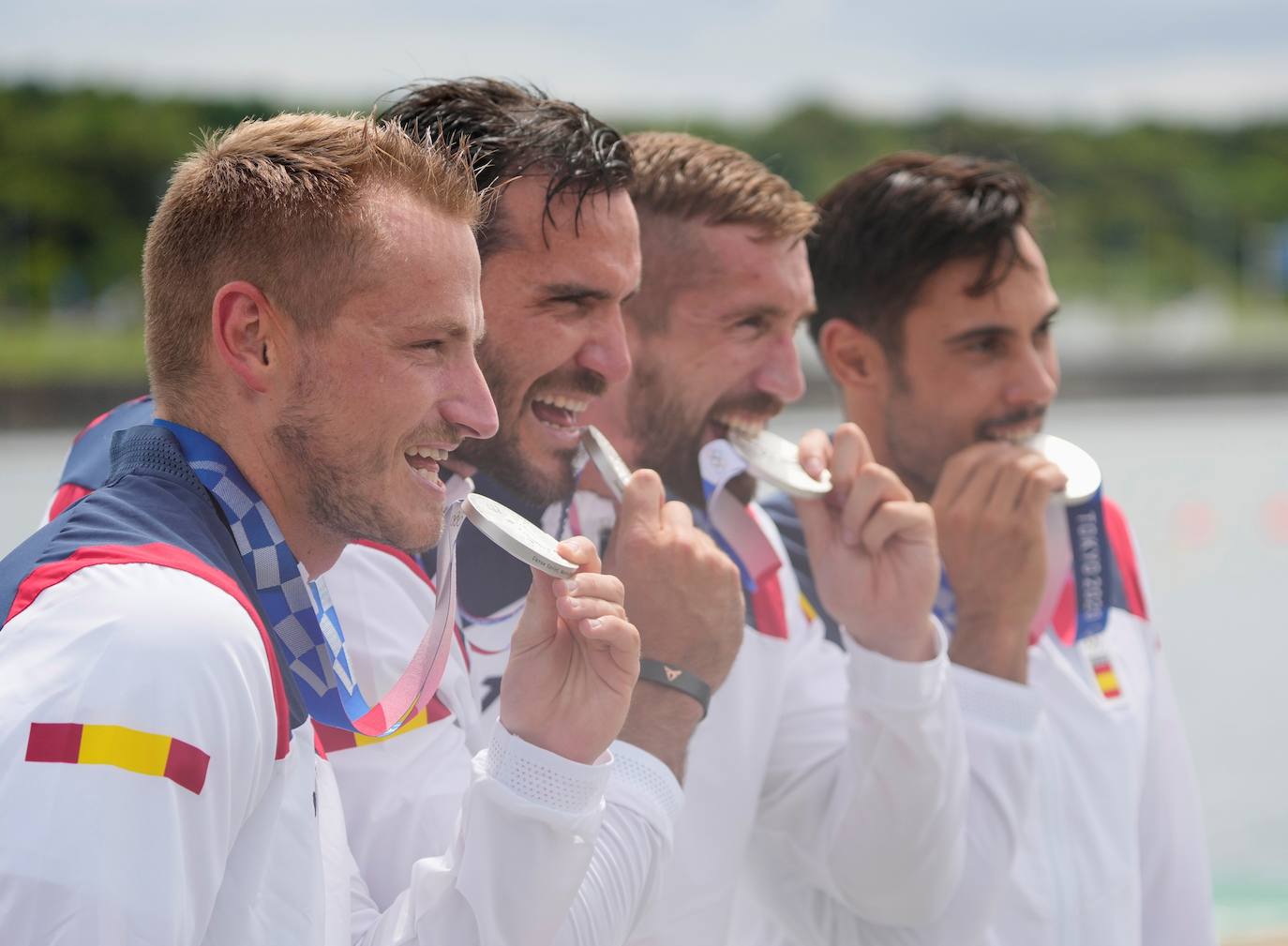 Fotos: Saúl Craviotto y el K4 español, medalla de plata en Tokyo 2020