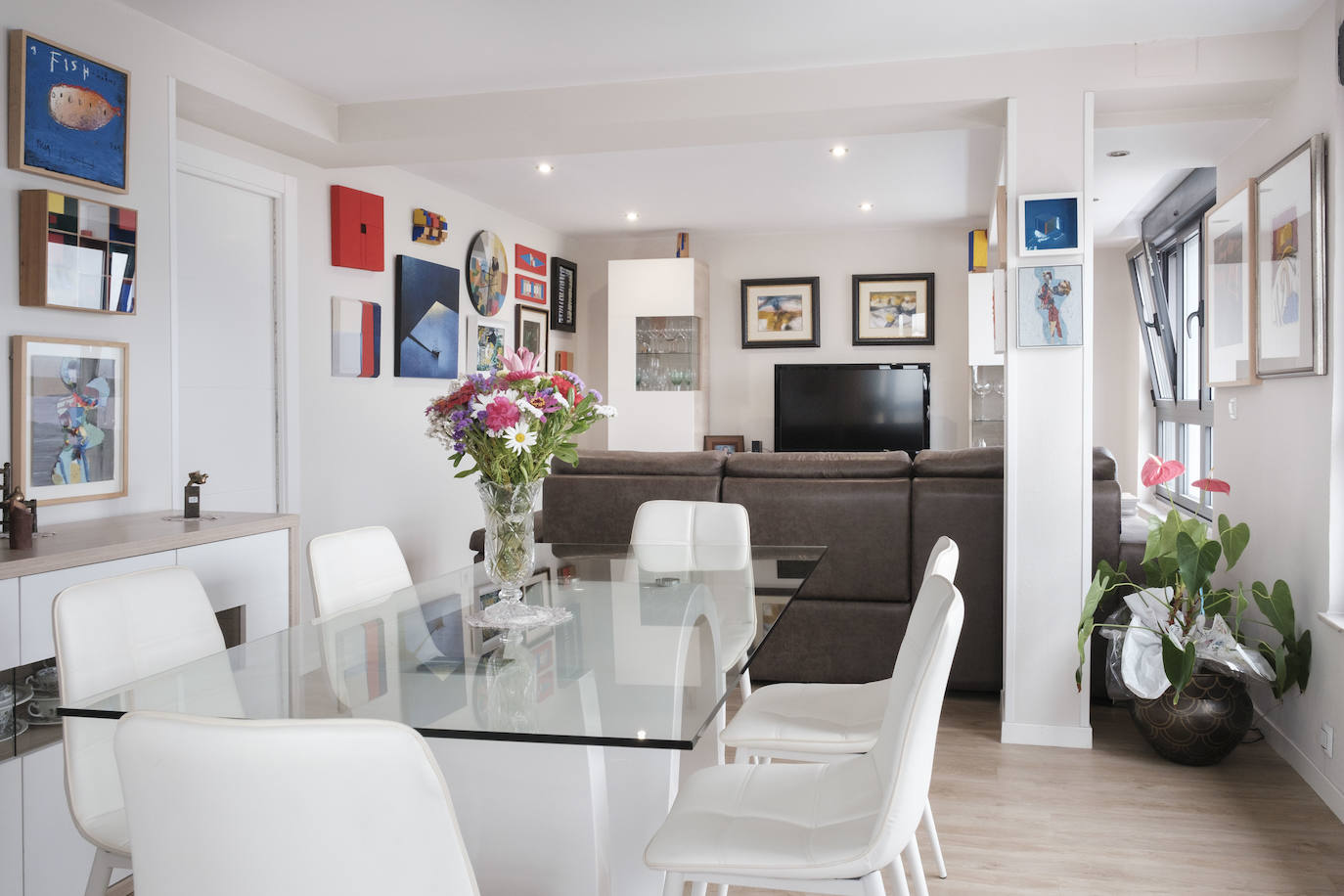 En el Náutico. La altura de la vivienda permite disfrutar de una panorámica de Gijón y sus alrededores