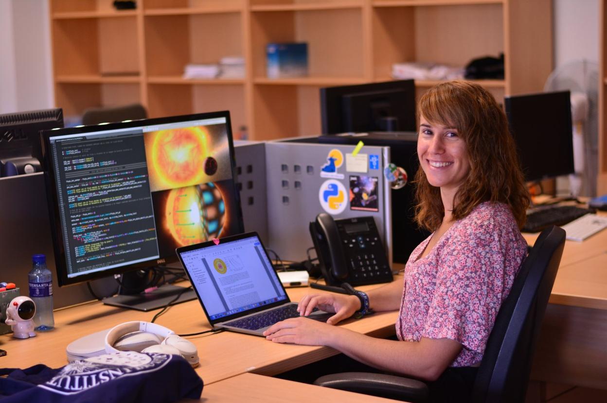 Lucía González, investigadora del Instituto de Astrofísica de Canarias. 