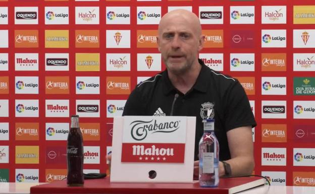 Calero: «El Sporting ha tenido la fortaleza en las áreas con Mariño y Djuka»