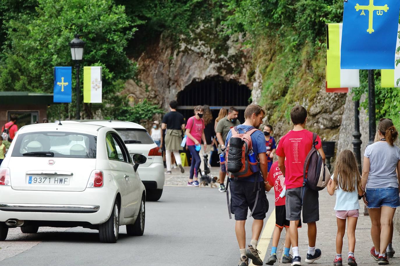 Covadonga, llenazo en el corazón de Asturias