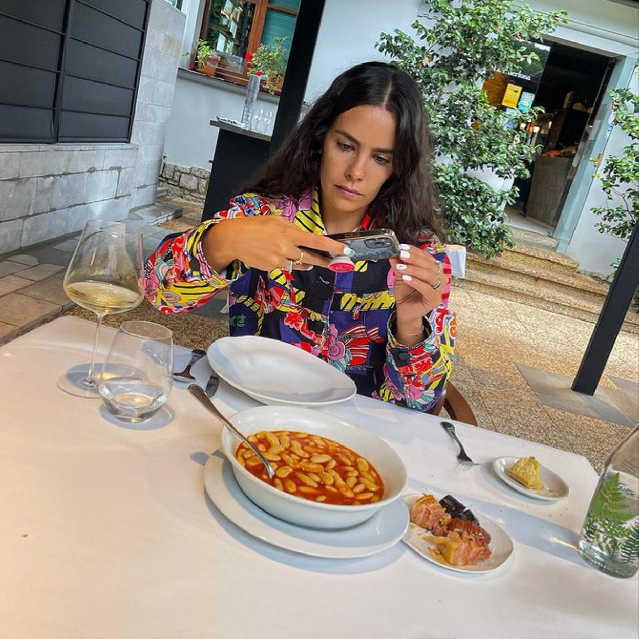La presentadora Cristina Pedroche, en La Huertona. 