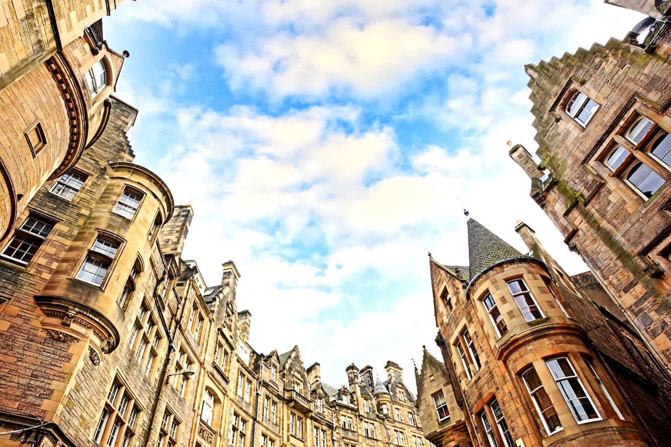 Ciudad Vieja de Edimburgo, Escocia.